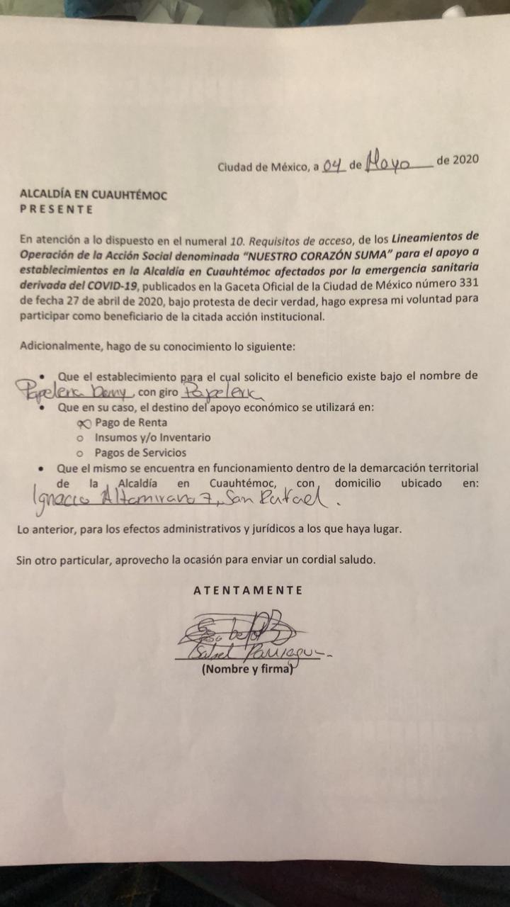 Carta Bajo Protesta De Decir Verdad Y Solicitud De Ingreso A La Acci N Social Formato